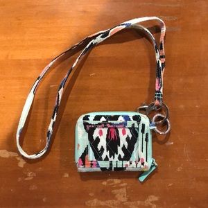 Vera Bradley lanyard wallet